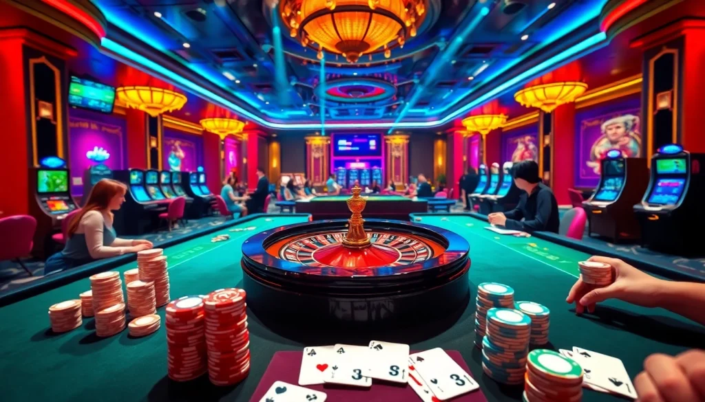 Zbet offers exhilarating casino experiences with live roulette, poker tables, and vibrant slot machines.